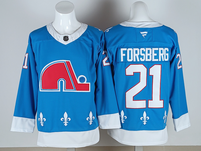 Colorado Avalanche #21 Peter Forsberg Mens Stitched Jersey Size 50