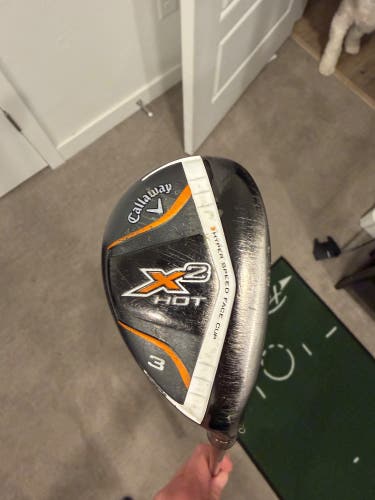 Men's 2014 Callaway X2 Hot Right Handed Hybrid Regular Flex 3H (Used)