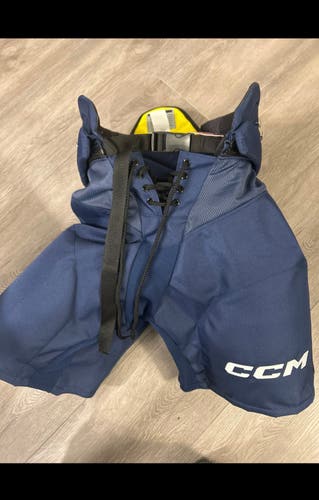 Senior Large CCM HPTK Hockey Pants Pro Stock (New) Navy Blue