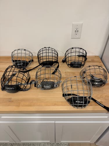 Various Hockey Helmet Cages (Price for all)