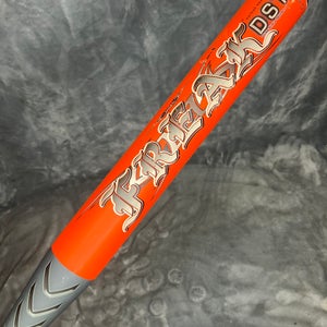 Orange 2015 Miken Freak Composite Bat Composite 26 oz 34" (Used)