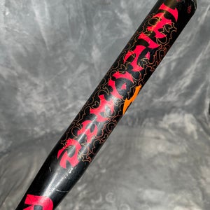 Black 2016 DeMarini Ultimate Weapon Alloy Bat (-8) Alloy 26 oz 34" (Used)