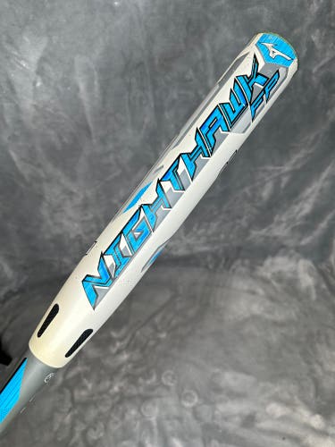 Gray 2016 Mizuno Nighthawk Composite Bat (-10) Composite 20 oz 30" (Used)