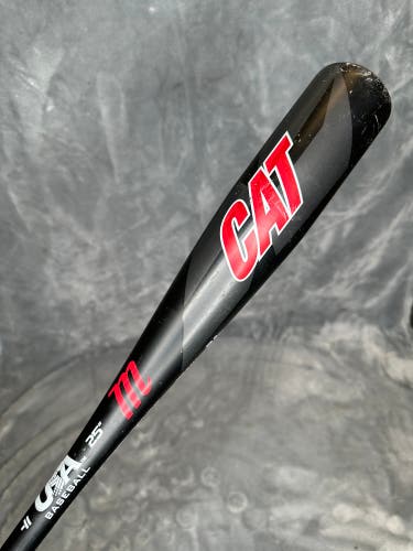 2021 Marucci CAT Alloy Bat USABat Certified (-11) Alloy 14 oz 25" (Used)