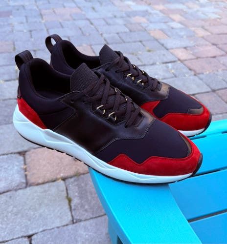 Men’s Buscemi Black/Red/white Ventura Retro Sneakers - Euro Size 45 - US Size 12