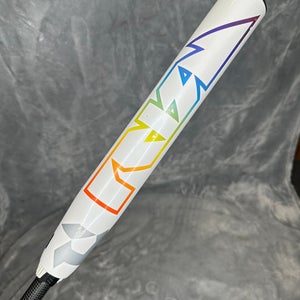 White 2025 DeMarini Prism+ Composite Bat (-11) Composite 19 oz 30" (Used)