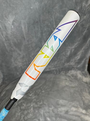 White 2025 DeMarini Prism+ Composite Bat (-11) Composite 19 oz 30" (Used)