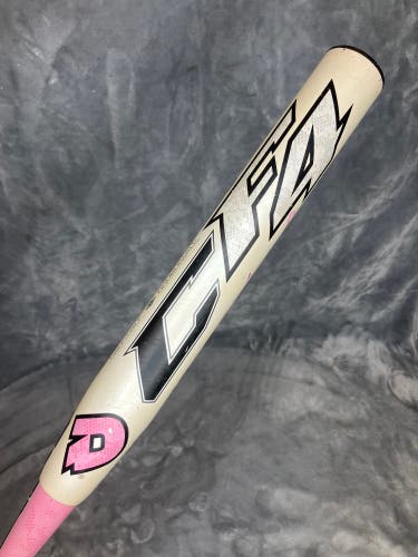 White 2011 DeMarini CF4 Bat (-10) 23 oz 33" (Used)