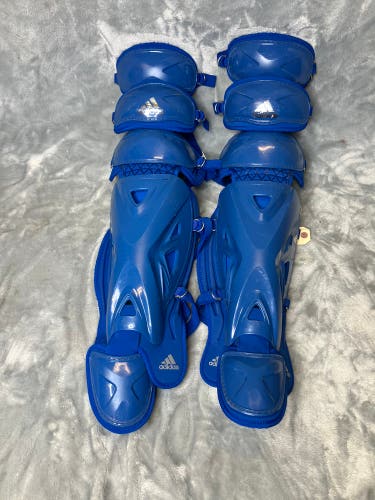 Blue Adult Adidas Pro Series Catcher's Leg Guard (Used)