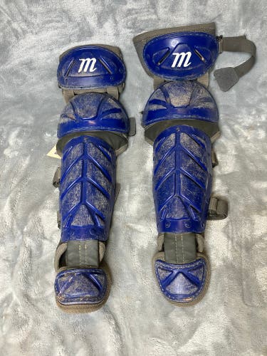 Blue Youth Marucci Catcher's Leg Guard (Used)