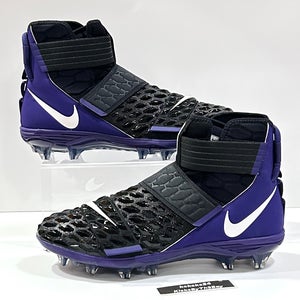 Size 15 Nike Force Savage Elite 2 Football Cleats Purple Black BV3962-003