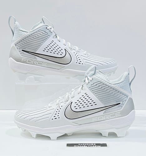 Size 13 Nike Force Savage Pro 2 Football Cleats White DA5453-108