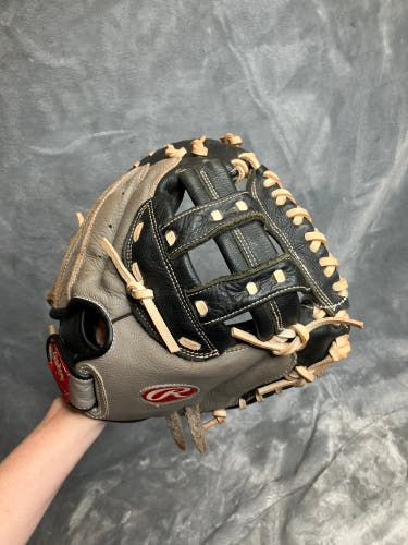 Black Rawlings Highlight Series RH Catcher's Baseball Glove 32.5" (Used)