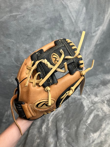 Brown Rawlings Sure Catch RH Infield Baseball Glove 10" (Used)