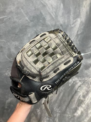 Black Rawlings Sure Catch RH Pitcher's Baseball Glove 11.5" (Used)