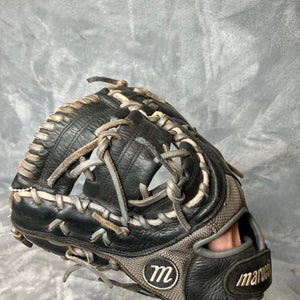 Black Marucci Geaux LH First Base Baseball Glove 12.5" (Used)