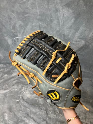 Gray Wilson A500 LH Outfield Softball Glove 12.5" (Used)