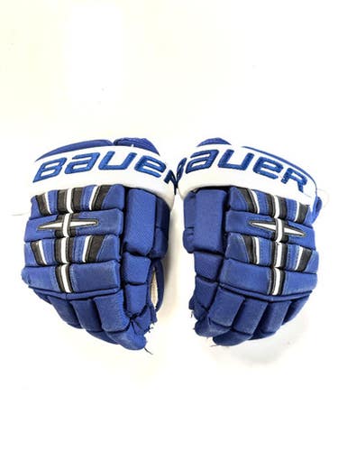 Used Bauer 4 ROLL PRO Junior Gloves Royal Blue 12" 11860-S000305646