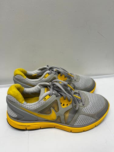 Nike Livestrong Men’s Size 8 Running Shoes Gray/Yellow Activewear Sporty Casual