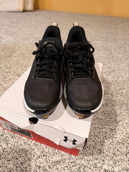 Black Men's Size M 8.5 (W 9.5) Under Armour Harper 6 (New)