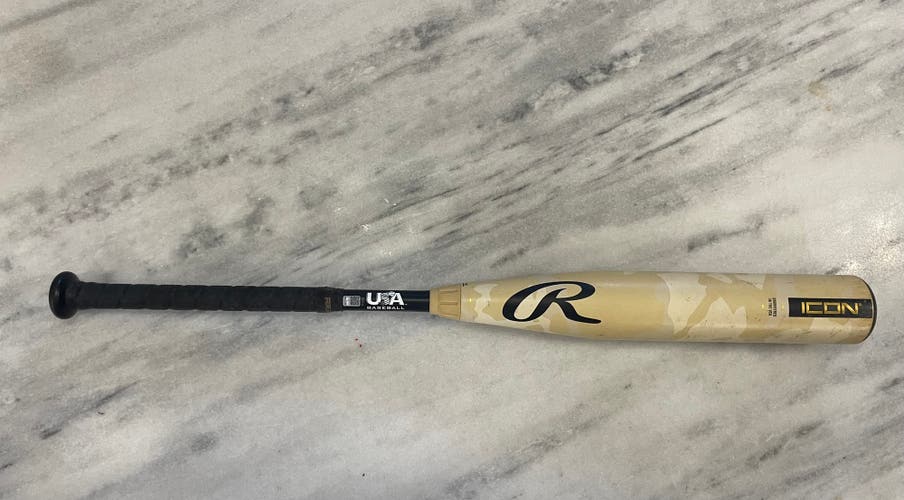 2025 Rawlings Icon Composite USABat Certified Bat (-8) 22 oz 30" (Used)