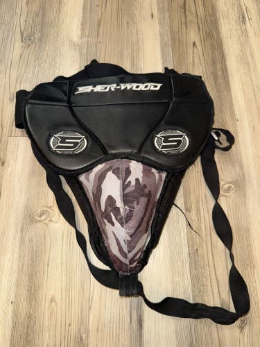 Mens Large Sher-Wood Goalie Jock