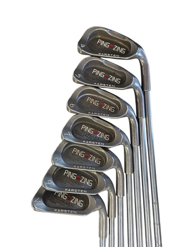 Used Ping ZING RED DOT Mens Iron Set RH 4I-PW 11850-S000023667