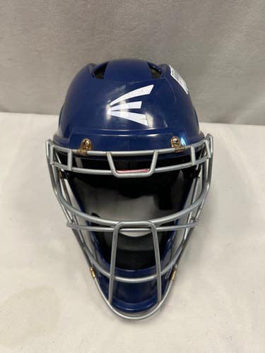Used Easton CATCHER HELMET WITH MASK Catchers Helmet w/Mask Royal Blue One Size 11490-S000270059