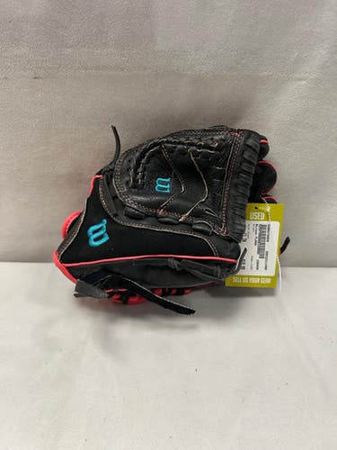 Used Wilson FLASH BB/SB Glove RH Throw Black 11" 11490-S000270050