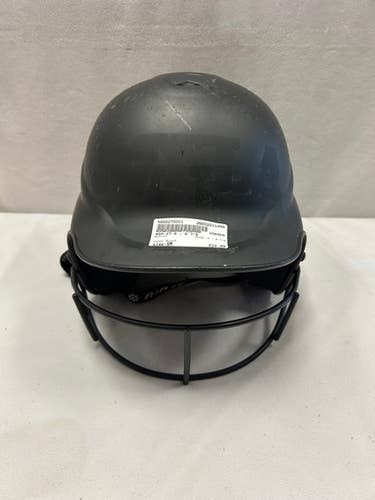 Used RIP-IT 6 - 6 7/8 Batting Helmet w/Mask Black SM 11490-S000270051