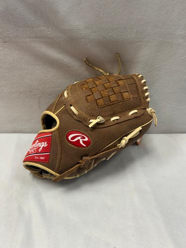 Used Rawlings PREMIUM SERIES BB/SB Glove RH Throw Brown 12" 11490-S000269980
