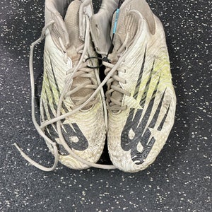 Used New Balance LAX Cleats Mens White Senior 11.5 10743-S000480898