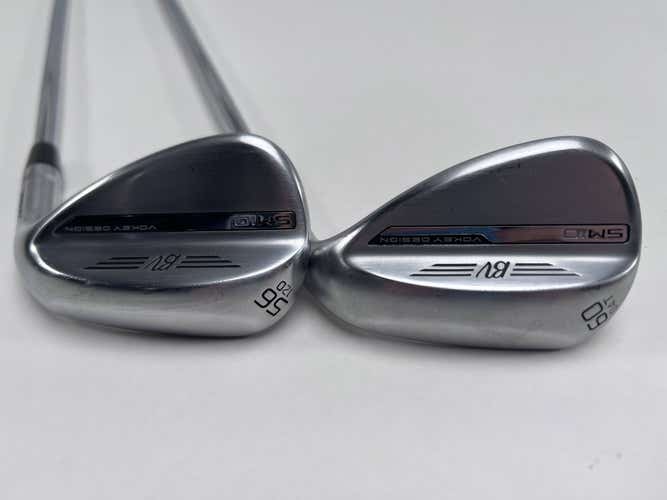 Titleist Vokey SM10 Tour Chrome Wedge Set 56* 12 60* 4 Vokey Wedge Steel Mens RH