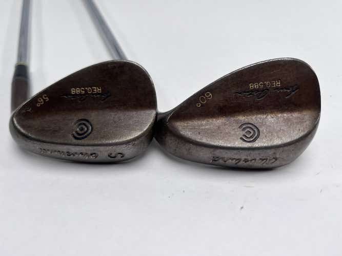 Cleveland 588 Raw Wedge Set 56* 60* Wedge Steel Mens RH