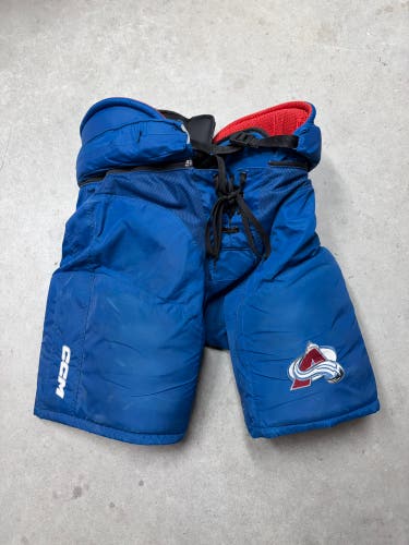 Colorado Avalanche Large (Used) Senior CCM Pro Stock HP45 Hockey Pants