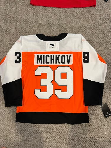 Matvei Michkov Philadelphia Flyers home jersey size 50/medium