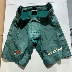 CCM PP90 Pro Stock Pants Shell Minnesota Wild Medium (Used) 28473