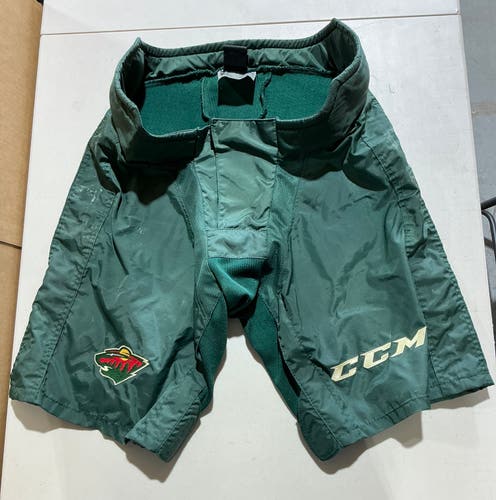 CCM PP90 Pro Stock Pants Shell Minnesota Wild Medium (Used) 28473