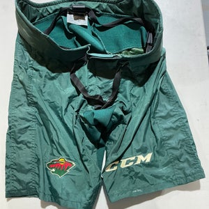 CCM PP90 Pro Stock Pants Shell Minnesota Wild Large (Used) 13028