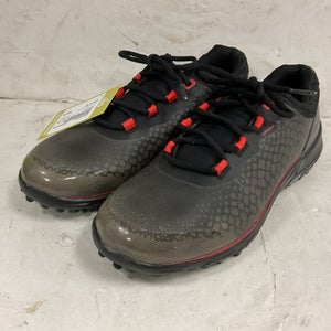 Used Sketchers 53522 Mens Golf Shoes Black And Red Senior 10 11855-S000200269