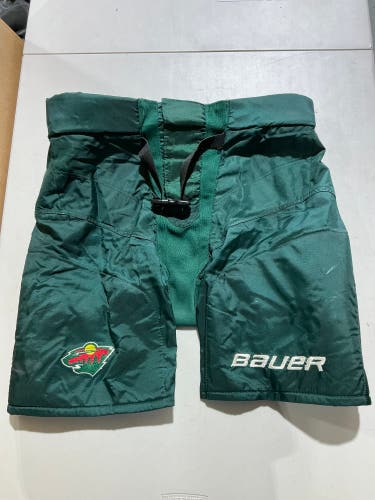 Bauer Supreme 2S Pro Girdle Pro Stock Pants Shell Minnesota Wild Large (Used) 35048
