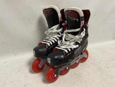 Used Bauer VAPOR X2.7 Roller Hockey Skates Black Senior 6 11855-S000200356