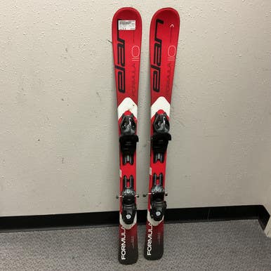 Used Elan FORMULA Boys DH Ski/Binding Red 110 cm 11855-S000200358