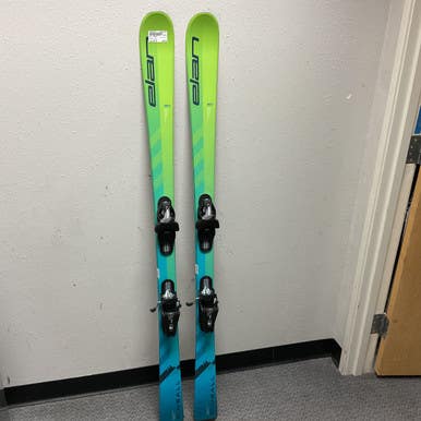 Used Elan PINBALL Boys DH Ski/Binding Neon Green 150 cm 11855-S000200347