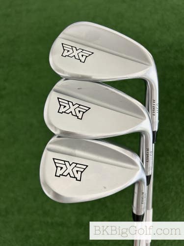 PXG 0311 Forged Chrome 3 Wedge Set (50, 54, & 60 Degrees)