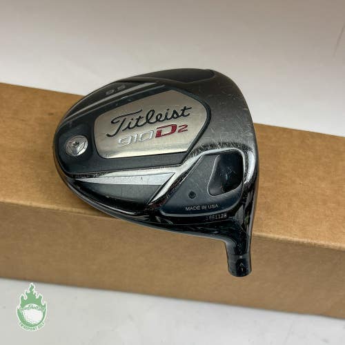 Used Right Handed Titleist 910D2 Driver 9.5* HEAD ONLY Golf Club