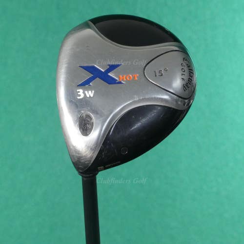 LH Callaway X Hot Fairway 15 3 Wood Callaway W-60G Graphite Stiff