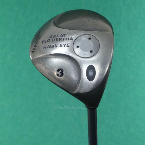 Callaway Great Big Bertha Hawk Eye Fairway 3 Wood Factory UL Graphite Light