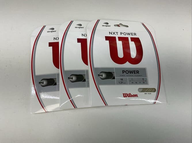 3 Pack Wilson Nxt Power 18g/1.21mm (Natural)