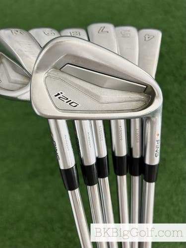 Ping i210 Iron Set 4-W / KBS $-Taper 120 Stiff